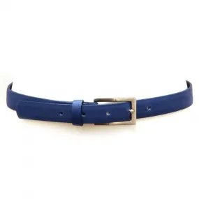 7868AC cintura bimba GIRL SIMONETTA MINI light blue VINTAGE leather belt