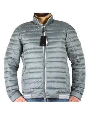 ARMANI EXCHANGE piumino uomo piuma d'oca 100 grammi grigio