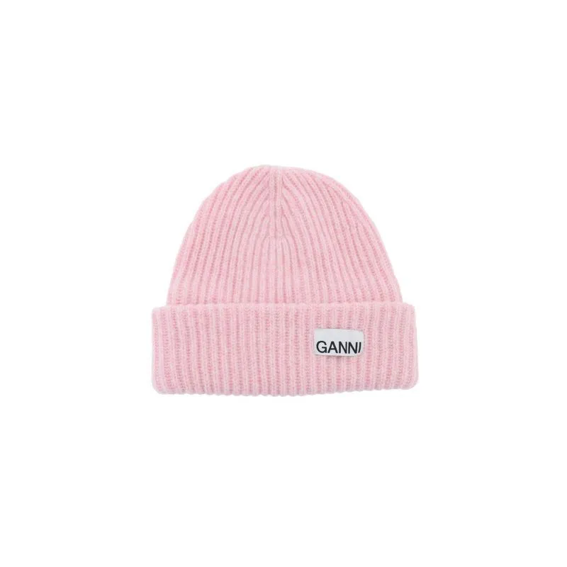 Cappello beanie con patch logo