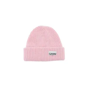 Cappello beanie con patch logo