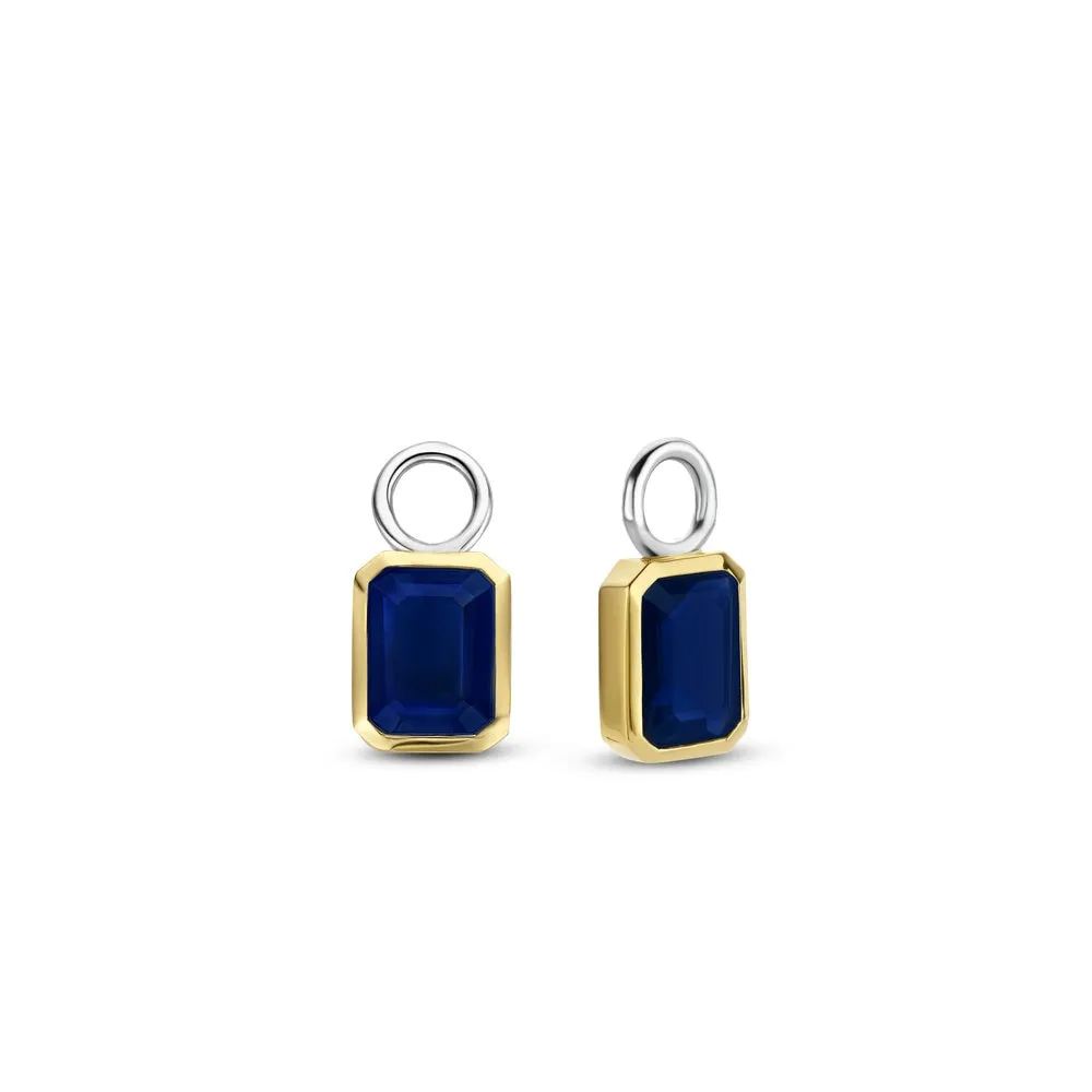 Charms Orecchini Ti Sento con Cristalli Blu 9253BY