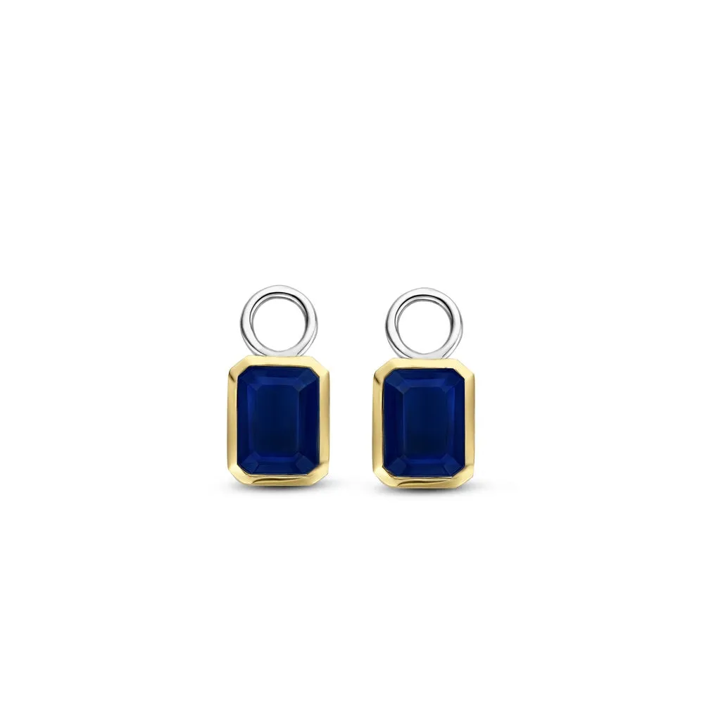 Charms Orecchini Ti Sento con Cristalli Blu 9253BY