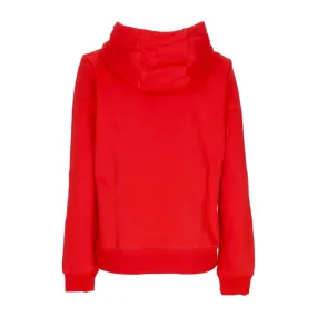 felpa cappuccio donna w sportswear club fleece gx std hoodie UNIVERSITY RED/WHITE