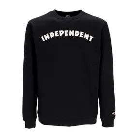 felpa girocollo uomo brigade felt crewneck BLACK