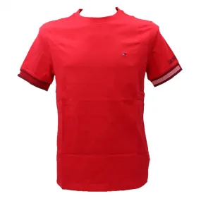 FLAG CUFF REGULAR TEE 34430 Rosso