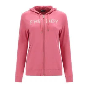 FREDDY   donna    Felpa con cappuccio e zip P88 (solo XS)