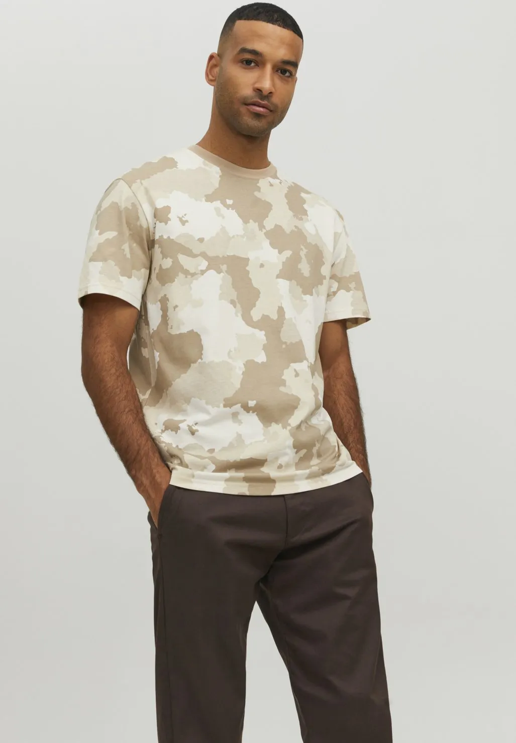 JCOHUNT CAMO TEE SS CREW NECK - T-shirt con stampa