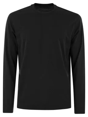 Long-sleeved cotton T-shirt