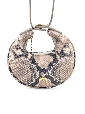 MARINE SERRE Borsa Python Eclips Baby 