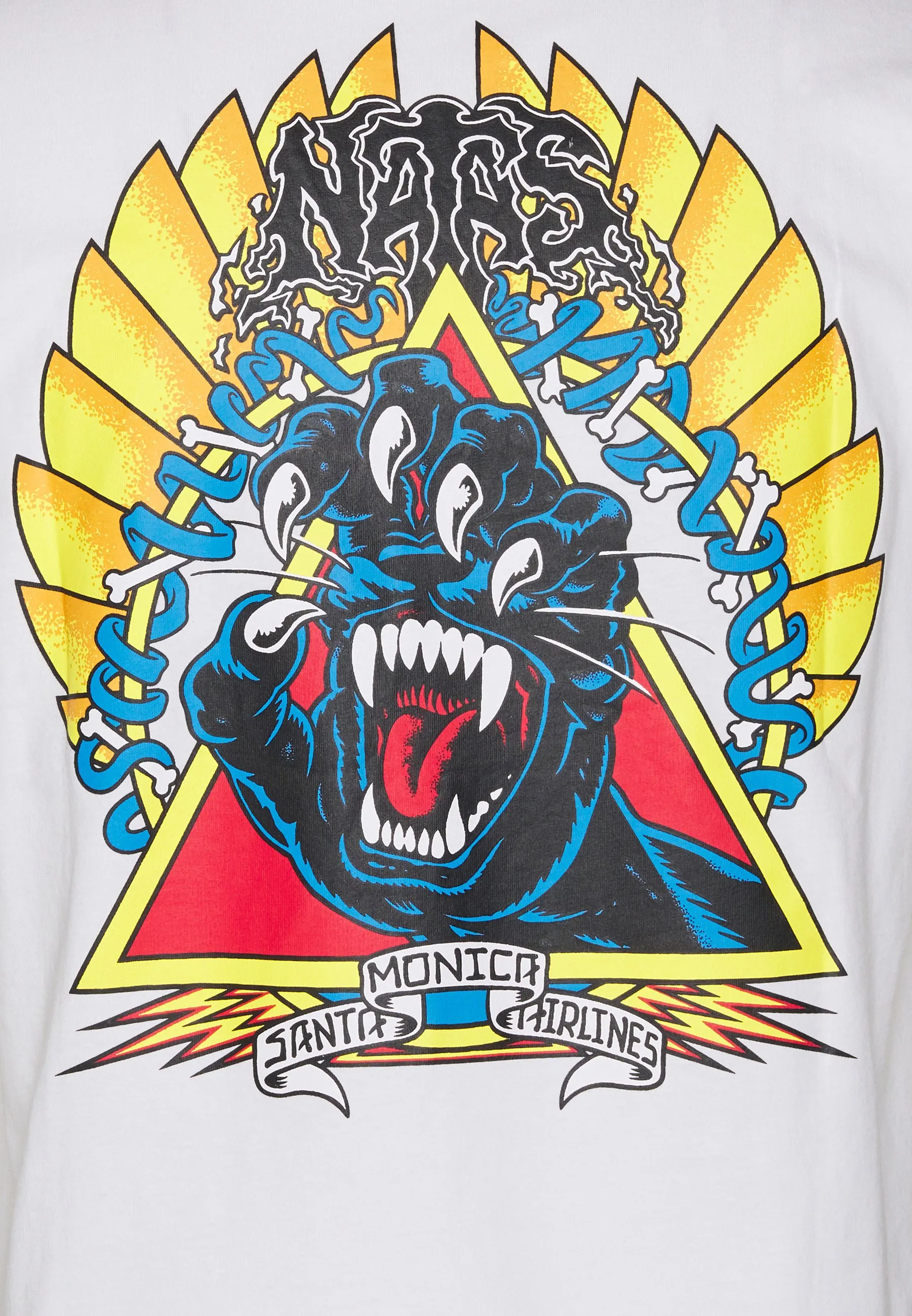 NATAS SCREAMING PANTHER - T-shirt con stampa