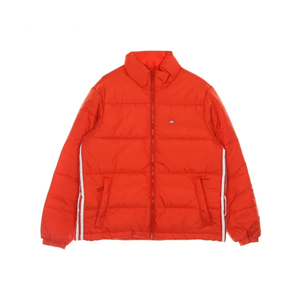 piumino uomo padded stand up collar puffer jacket RED