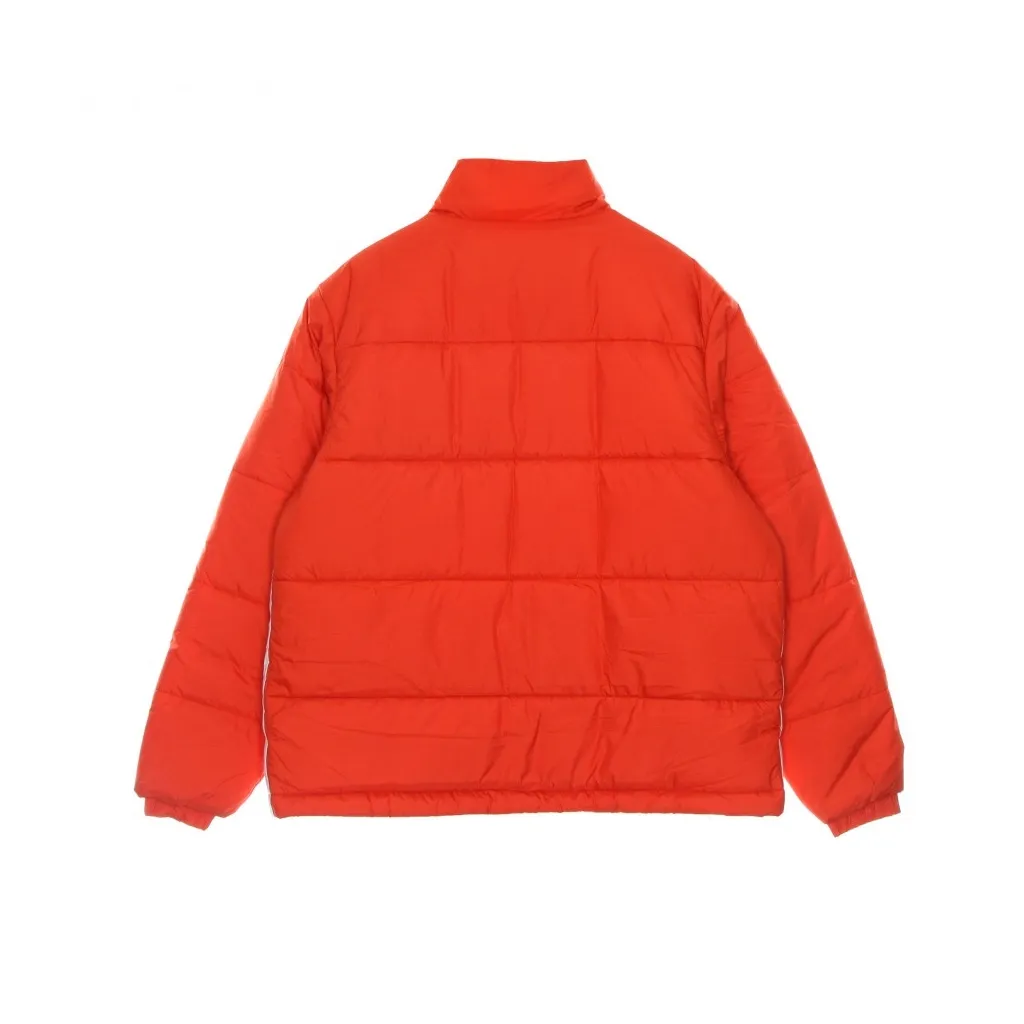 piumino uomo padded stand up collar puffer jacket RED