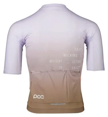 Poc Pristine Print Short Sleeve Jersey Brown Violet