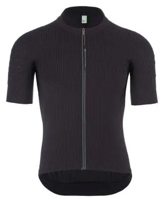 Q36.5 Dottore Grid Skin Short Sleeve Jersey Black