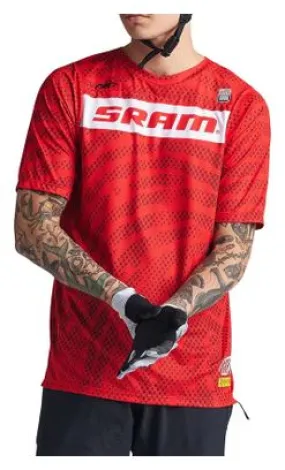 Troy Lee Designs Skyline Air Sram Red Short Sleeve Jersey